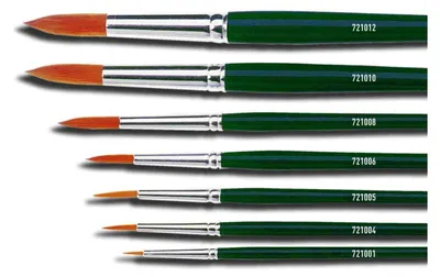 Produktbild von KREUL Universalpinsel Basic Synthetics rund Gr. 8