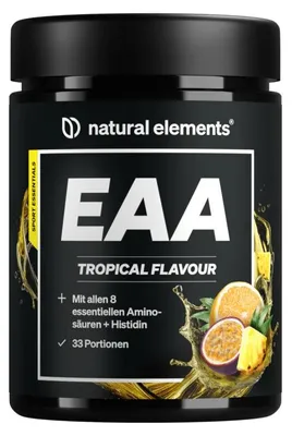Produktbild von EAA Pulver - 500 g Pulver_für 33 Portionen / Tropical