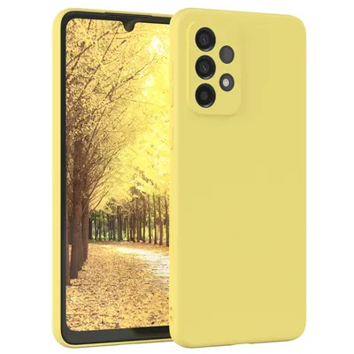 Produktbild von EAZY CASE - TPU Hülle für Samsung Galaxy A33 5G, TPU Case stoßfeste Handyhülle, weiches Cover mit Kameraschutz, Silikonhülle in Gelb