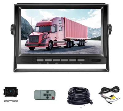 Produktbild von Auto-Monitor, 7-Zoll-Display, wasserdichte Rückfahrkamera, Monitor mit Kamera