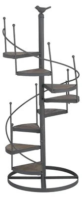 Produktbild von Blumenregal 22 Zoll - Schmiedeeisen Regal - Multifunktional - Dekorative Halterung - Retro Design