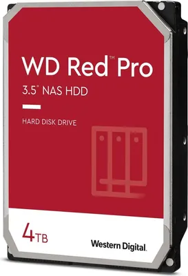Immagine prodotto di Disco rigido interno Western Digital Red Pro 4 TB 7200 RPM 256 MB 3,5" SATA