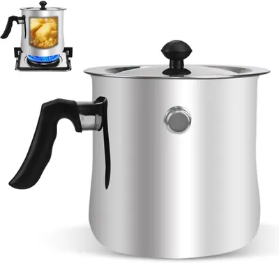 Produktbild von Milchtopf Edelstahl, 1,5 Liter, mit Deckel und Pfeife, für Gas- und Induktionsherde