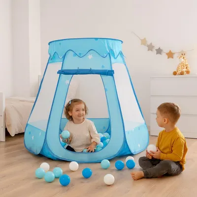 Immagine prodotto di Piscina di palline con 100 palline colorate per bambini piccoli