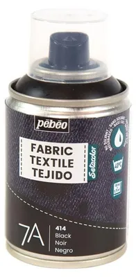 Obrázok produktu pre Farba na textil v spreji Pebeo 7A 100 ml - 414 čierna