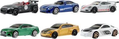 Immagine prodotto di Hot Wheels HDH51 Set regalo "Modelli europei" Multipack Scala circa 1:64 Modellino auto