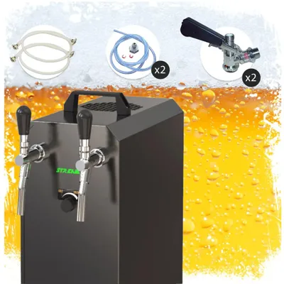 Immagine prodotto di Set completo - Spillatore birra con pompa a membrana - Stream 50/K, dispenser birra, macchina per birra 2-linee, 55 litri/h, KEG: senza; KEG 2: Type M