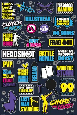 Image de Fun - Poster - Battle Royale - Infographie