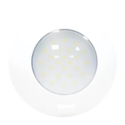 Immagine prodotto di Lampada a cupola rotonda Aqualed con interruttore, 4000 K, bianco, taglia unica