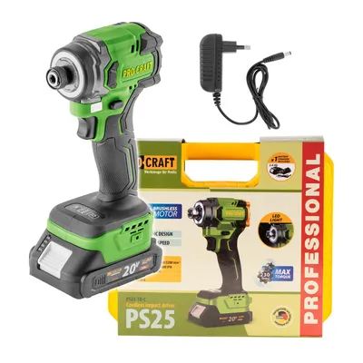 Immagine prodotto di Avvitatore a impulsi a batteria Procraft PS25