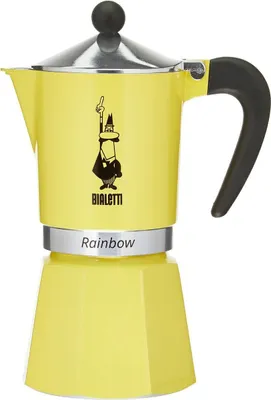 Produktbild von Bialetti Espressokocher Rainbow 6 Tassen gelb