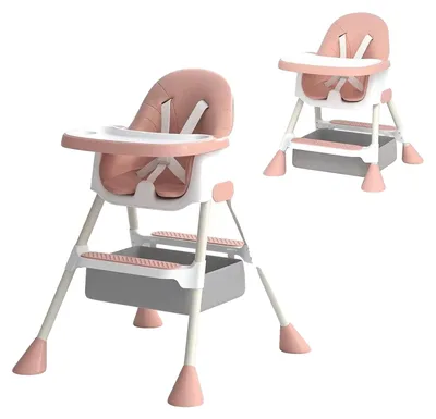 Immagine prodotto di Seggiolone, design ergonomico, facile da pulire, rosa