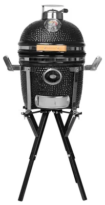 Produktbild von Kamado Grill, Kompaktmodell - 13 Zoll - Holzkohlegrill - Tragbares Campinggestell