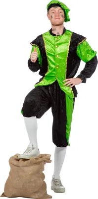Image de Costume d'aide Lutin Noël Aide Elfe Déguisement Lutin de fête