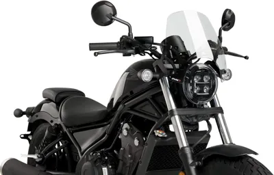 Zdjęcie produktu dla PUIG 3829W New Generation Sport pasuje do HONDA CMX 500 REBEL przezroczysty