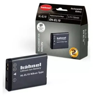 Zdjęcie produktu dla Hahnel HL-EL19, 700 mAh, 3,7 V, Litowo-jonowa (Li-Ion)