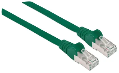Produktbild von INTELLINET Patchkabel Cat6A CU S/FTP LSZH 0.50m grün