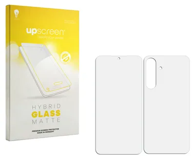 Produktbild von upscreen Entspiegelungs Schutzglas für Samsung Galaxy S25 FE Enterprise Edition (Display+Rückseite) Schutzfolie Panzer Folie Glas Display Schutz matt
