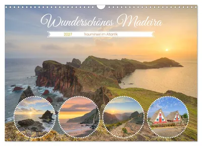 Produktbild von Wunderschönes Madeira (Wandkalender 2027 DIN A3 quer), CALVENDO Monatskalender
