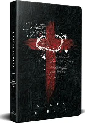 Produktbild von Biblia Rvr 1960 Letra Grande Tamaño Manual, Tapa Dura Cruz Con Corona / Spanish Bible Rvr 1960 Handy Size Large Print Hardcover Cross and Crown