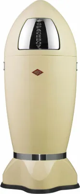 Produktbild von Wesco Mülleimer Spaceboy, Abfallsammler, Abfalleimer, Stahlblech, Mandel, 35 L, 138631-23