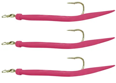 Produktbild von Eisele Original Gummi-Makks Farbe Pink/Glitter Hakengröße 12/0