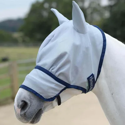 Image de Bucas Buzz- Off Masque anti-mouches Nez étendu Bonnet anti-mouches Blue M