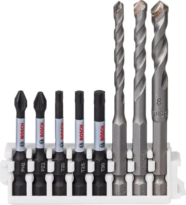 Image de Bosch Impact Control HEX-9 Ceramic + Power Bit Set 8pcs - 2608577145
