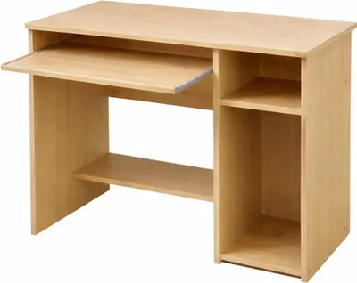 Produktbild von Computertisch 91 x 50 Tastaturauszug Kinderschreibtisch Buche #589