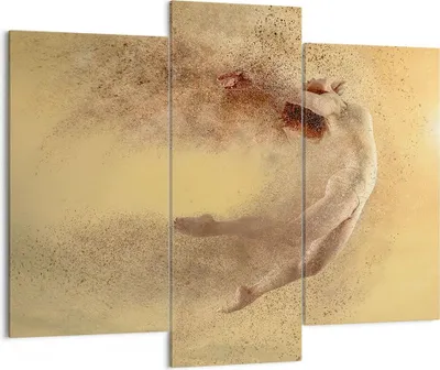 Produktbild von Bild auf Leinwand - Leinwandbild - Frau Abstraktion - 130x100cm - Wand Bild - Wanddeko - Leinwanddruck - Bilder - Kunstdruck - Wanddekoration - Leinwand bilder - Wandkunst - CB130x100-4061
