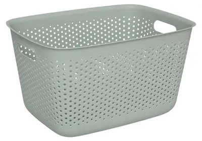 Produktbild von Korb "tila" 17l salbei aus kunststoff - 5 five simply smart