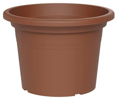 Produktbild von Herstera Basic Round, Topfpflanzer, Freistehend, Recycelbarer Kunststoff, Terrakotta, Rund, Drinnen/Draußen