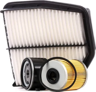 Produktbild von RIDEX Filterset Inspektionspaket Filtersatz für SUZUKI Grand Vitara II SUV (JT, TE, TD)