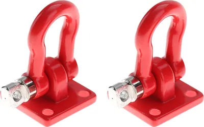 Obrázok produktu pre 4PCS záchranný zámok pre RC lezenie Crawler Car Montáž náhradných dielov Red