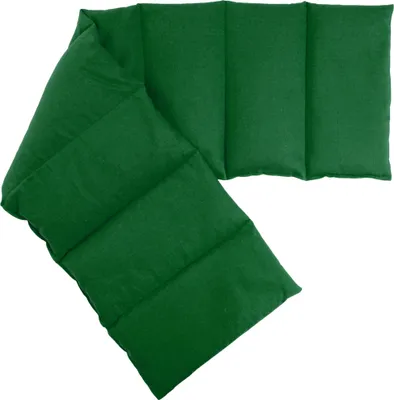 Produktbild von Bio-Dinkelkissen 75x20cm groß 8-Kammer, grün - Wärmekissen, Bio-Dinkel Körnerkissen