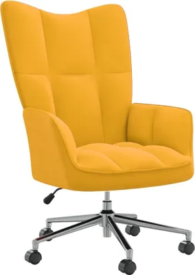 Obrázok produktu pre vidaXL Relaxačné kreslo Mustard Yellow Velvet