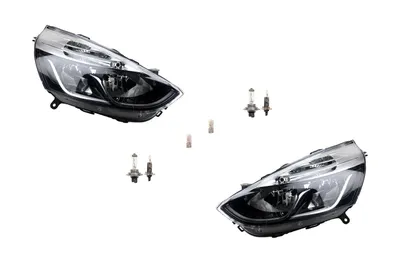 Produktbild von Scheinwerfer passend für Renault Clio 11/12-08/16 Leuchtmittel Set Li Re 260603442R 260106624R Johns