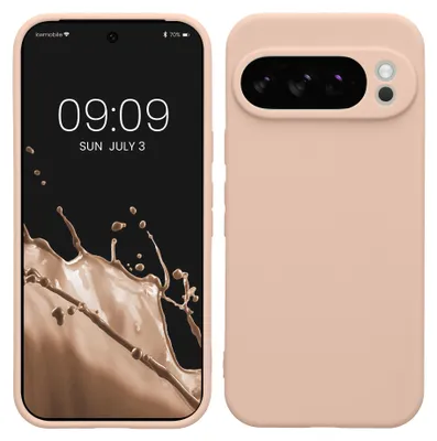 Produktbild von kwmobile Handyhülle für Google Pixel 10 Pro Hülle - weiches Handy Silikon Case - Schutzhülle Cover - Coconut Swirl