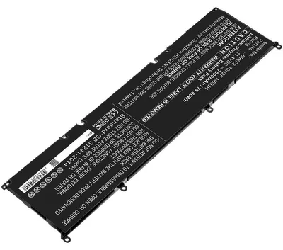 Produktbild von Akku für Dell 70N2F Li-Pol 11,4 Volt 7000 mAh schwarz
