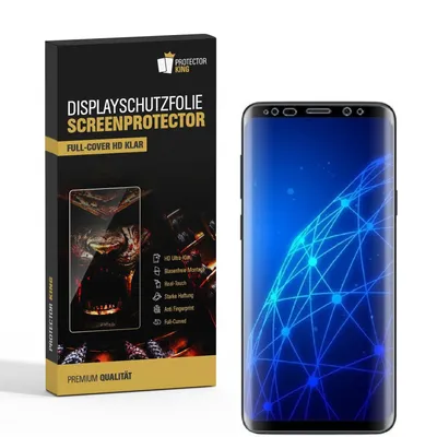 Zdjęcie produktu dla 2x folia ochronna na ekran Samsung Galaxy S8 Plus FULL COVER HD CLEAR