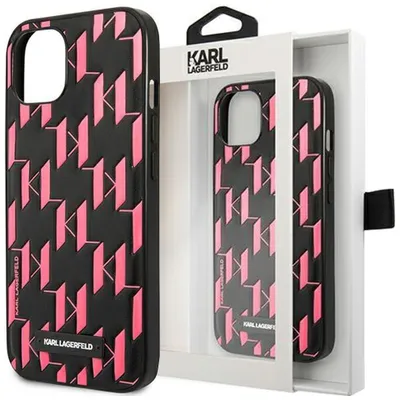 Produktbild von Karl Lagerfeld Klhcp13Smnmp1P Iphone 13 Mini 5.4"" Hardcase Różowy/Rosa Monogramm Plaque