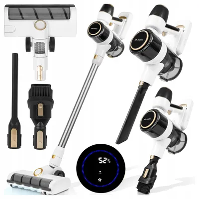 Produktbild von MALTEC 3-in-1-Akku-Staubsauger 350 W, 30 kPa, LED, HEPA, Turbocyclone PRO1000