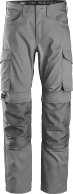 Produktbild von Snickers Service Arbeitshose m. KneeGuard®, EN 14404 Grau-258