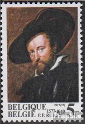 Produktbild von Briefmarken Belgien 1977 Mi 1913 (kompl.Ausg.) Inschrift 1977(12) postfrisch Rubens