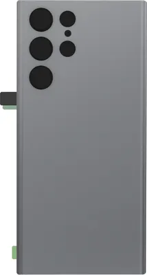 Immagine prodotto di Clappio, vetro posteriore di ricambio per Samsung Galaxy S22 Ultra, grigio