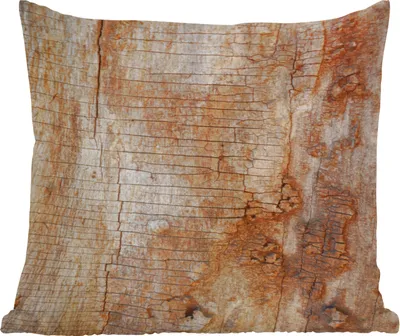 Produktbild von MuchoWow® Zierkissen Sofakissen Wohnzimmer Dekokissen 60x60 cm Baumrinde - Baumstamm - Holz - Sitzfläche - Foto Polster