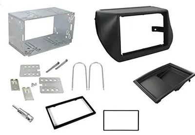 Radioeinbaurahmen 2 DIN für Fiat Qubo, Citroen Nemo, Peugeot Bipper