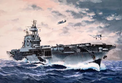 Zdjęcie produktu dla Revell 05824, Model statku marynarki wojennej, Zestaw montażowy, 1:1200, USS Enterprise CV-6, Chłopiec, Plastik