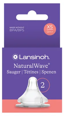 Produktbild von Lansinoh 75700 NaturalWave Schnuller Gr. XS