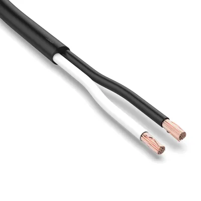 Obrázok produktu pre 5 m kábel AUPROTEC pre vozidlá, 2 x 0,5 mm², okrúhly kábel, 2-žilový elektrický kábel FLRYY, kábel pre prívesy k vozidlám